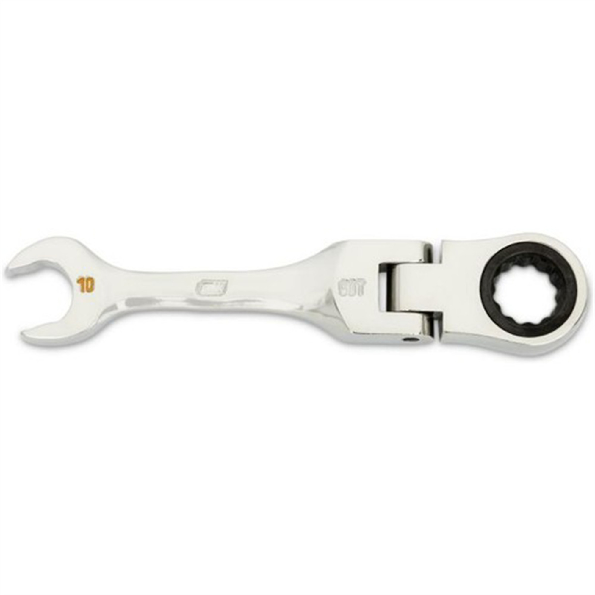 Gearwrench Compact Stubby Flex Ratchet Wrench — 10mm, 90-Tooth, 12-Point, Model# KDT86860